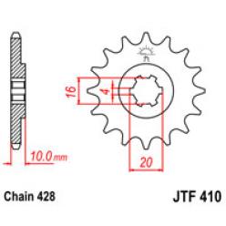 Звездочка передняя JT Sprockets (шаг 428 ) JT JTF410